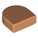 LEGO Huidskleurig Tegel 1 x 1 Halve Oval (24246 / 35399)