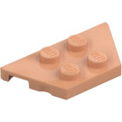 LEGO Flesh Wedge Plate 2 x 4 (51739)