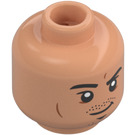 LEGO Carne Wong Minifigure Testa (Perno solido incassato) (3626 / 80470)