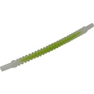 LEGO Flexibel Geribbeld Slang (10 Studs) met Lime Midden (27328)