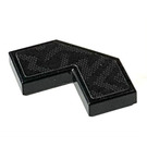 LEGO Tile 2 x 2 Corner with Cutouts with Carbon Look Pattern (right) Sticker