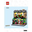 LEGO Flower Store Set 40680 Instructions