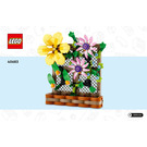 LEGO Flower Trellis Display Set 40683 Instructions