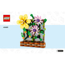 LEGO Flower Trellis Display Set 40683 Instructions