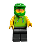 LEGO Eten Delivery Cyclist Minifiguur