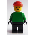 LEGO Football Player Goalkeeper rot und Weiß Teams Minifigur