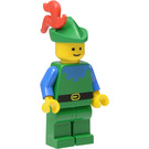 LEGO Forestman met Blauw Armen, Green/Blauw Torso minifiguur
