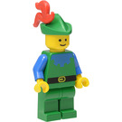 LEGO Forestman med Blå Vapen, Grön/Blå Kropp Minifigur