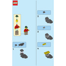 LEGO Fork Lift Truck 952212 Instructies