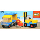 LEGO Forklift and Truck 674