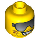 LEGO Frank Rock Kopf (Einbau-Vollbolzen) (10567)