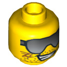LEGO Frank Rock Head (Recessed Solid Stud) (3626 / 10567)