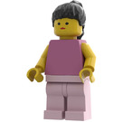 LEGO Freestyle Figure - Female with Plain Dark Pink Top Minifigure