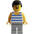 LEGO Freestyle Figure with Striped Top Minifigure