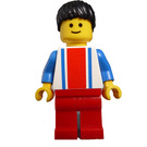 LEGO Freestyle with Vertical Lines and Black Ponytail Minifigure