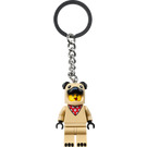 LEGO French Bull Dog Guy Key Chain (854158)