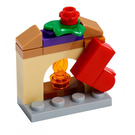 LEGO Friends Advent Calendar Set 41420-1 Subset Day 3 - Fireplace