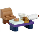 LEGO Friends Advent Calendar 41690-1 Deelverzameling Day 10 - Chair and Coffeetable