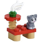 LEGO Friends Advent Calendar 41690-1 Deelverzameling Day 15 - Table and Cat