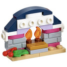 LEGO Friends Advent Calendar Set 41690-1 Subset Day 18 - Hearth / Fireplace