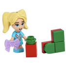 LEGO Friends Advent Calendar Set 41690-1 Subset Day 7 - Stephanie, Stocking, and Package