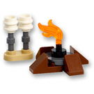 LEGO Friends Advent Calendar Set 41706-1 Subset Day 9 - Campfire and Marshmallows