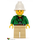 LEGO Gail Storm avec Vert fermé Veste et Pith Casque Minifigurine