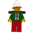 LEGO Gail Storm avec Vert Open Veste et Pith Casque avec Sac à dos Minifigurine