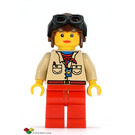 LEGO Gail Storm avec Bronzer Chemise et Rouge Jambes avec Aviateur Chapeau Minifigurine