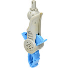 LEGO Galidor Arm with LtBlue Spring Grabber Arms and Gray Pin