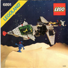 LEGO Gamma V Laser Craft Set 6891 Instructions