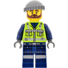 LEGO Garbage Man Grant Minifigur