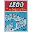 LEGO Gates und Zaun, Weiß (The Building Toy) 494-2