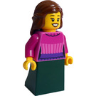 LEGO General Store Customer with Pink Sweater Minifigure
