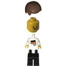LEGO German Football Player mit Moustache mit Stickers Minifigur