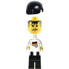 LEGO German Soccer Player 3 met Sticker Aan Rug minifiguur