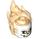 LEGO Ghost Rider Head with Bright Light Orange Eyes (101779)