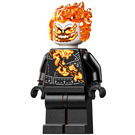 LEGO Ghost Rider (Johnny Blaze) with Flaming Chain Minifigure