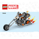 LEGO Ghost Rider Mech & Bike 76245 Anweisungen