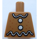 LEGO Gingerbread Man Torso without Arms (973)