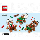 LEGO Gingerbread Ornaments 40642 Byggeinstruksjoner