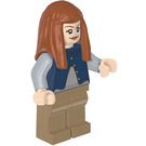 LEGO Ginny Weasley mit Blau Jacke Minifigur