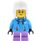 LEGO Ragazza in Azzurro scuro Giacca Minifigure