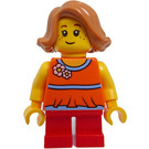 LEGO Girl im Orange Shirt Minifigur