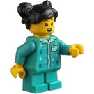 LEGO Girl in Pajamas with Ponytails Minifigure