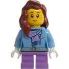 LEGO Tyttö sisällä Winter Coat Minihahmo