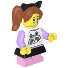 LEGO Girl - Raccoon Shirt minifiguur