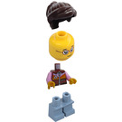 LEGO Girl - Reddish Brown Zipper Jacket Minifigure