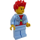 LEGO Girl Rider avec rouge Cheveux Figurine