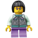 LEGO Girl avec Aqua Jacket Figurine